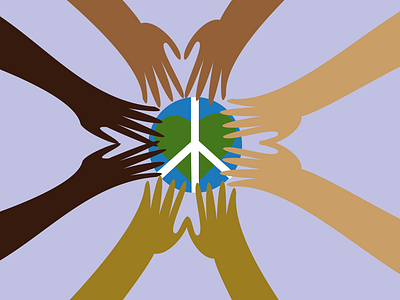 HIGH HOPES art community earth planet hope illustration main peace poster print social society united unity