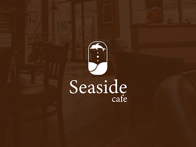 Seaside Cafe Logo Design cafelogo companylogo designer gunellogabriel logoforacafe visualidentity