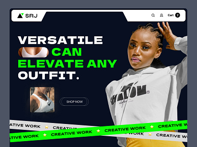 e-commerce home page design graphic design mockup