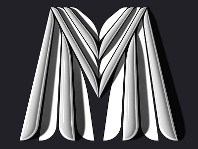 36 Days of Type / M 36daysoftype adobe design illustration illustrator lettering logo typography vector