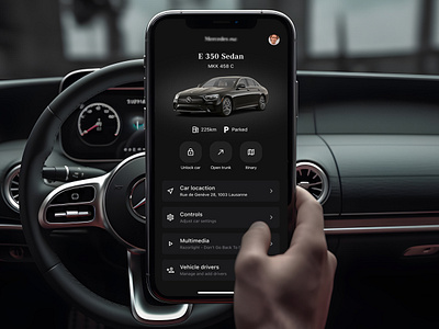 Automotive Leader - iOS app app automotive car ios luxury mobile mockup ui ux
