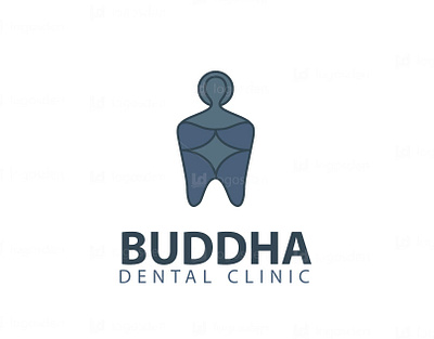 Buddha dental abstract brand branding dental dental care logo dentist dentistry design graphic design illustration logo teeth tooth vector