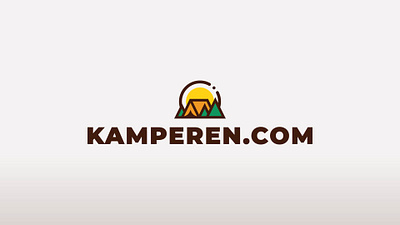 Kamperen.com | Logo branding graphic design logo ui