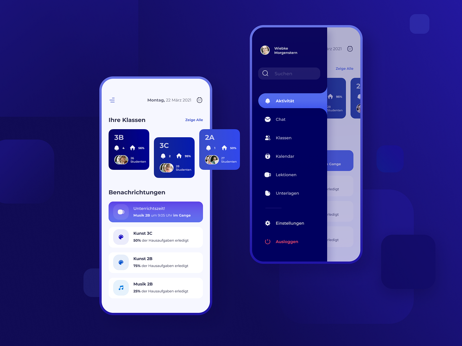 e-school Mobile App by Weronika Ostrowska on Dribbble