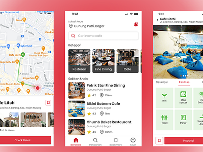 Exploration - Malihe Apps (Cafe Apss) application cafe cafe apps design ui ux