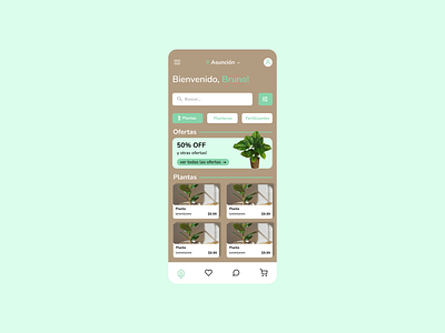 weekly 04 app app design arboles design flowers plantas plants roots screen tree ui ux