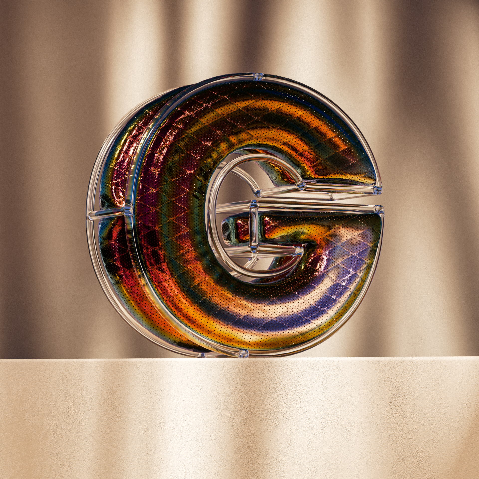 G for 36daysoftype 36daysoftype 3d 3d type art direction c4d cgi design illustration letter g redshift render type