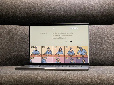 WePresent Website branding design interface minimal ui ux website