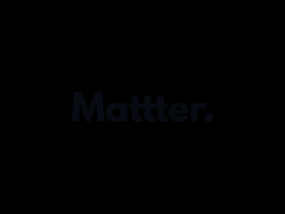 Mattter. brand identity design branding design graphic design logo mattter