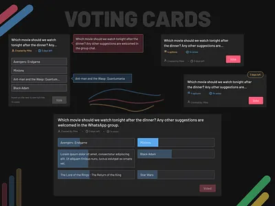 Voting Cards cards poll voting