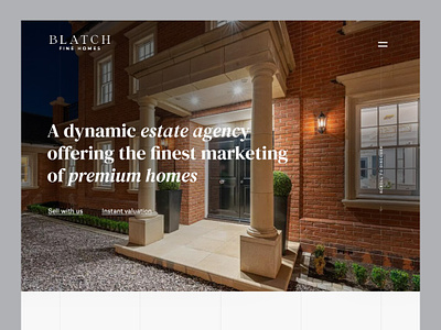 Premiere Estate Agents: Website UI/UX design figma mockup ui ux web design web development