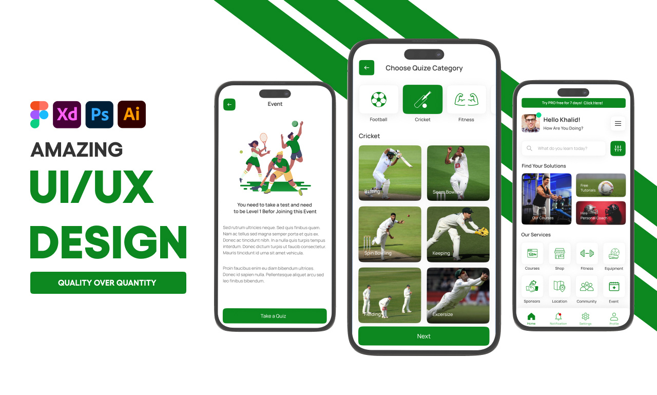 FlyHigh Sports Learning App Case Study app design baseball app cricket app football app interface learning app mobile app design mobile design product product design sport sports app sports app design sports learning app ui ui desin uiux user interface ux ux desin