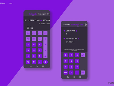 Daily UI 004 - Calculator 004 app calculator dailyui dailyuichallenge design figma iconography learning skillimprovement typography uidesigner uiuxdesigner ux