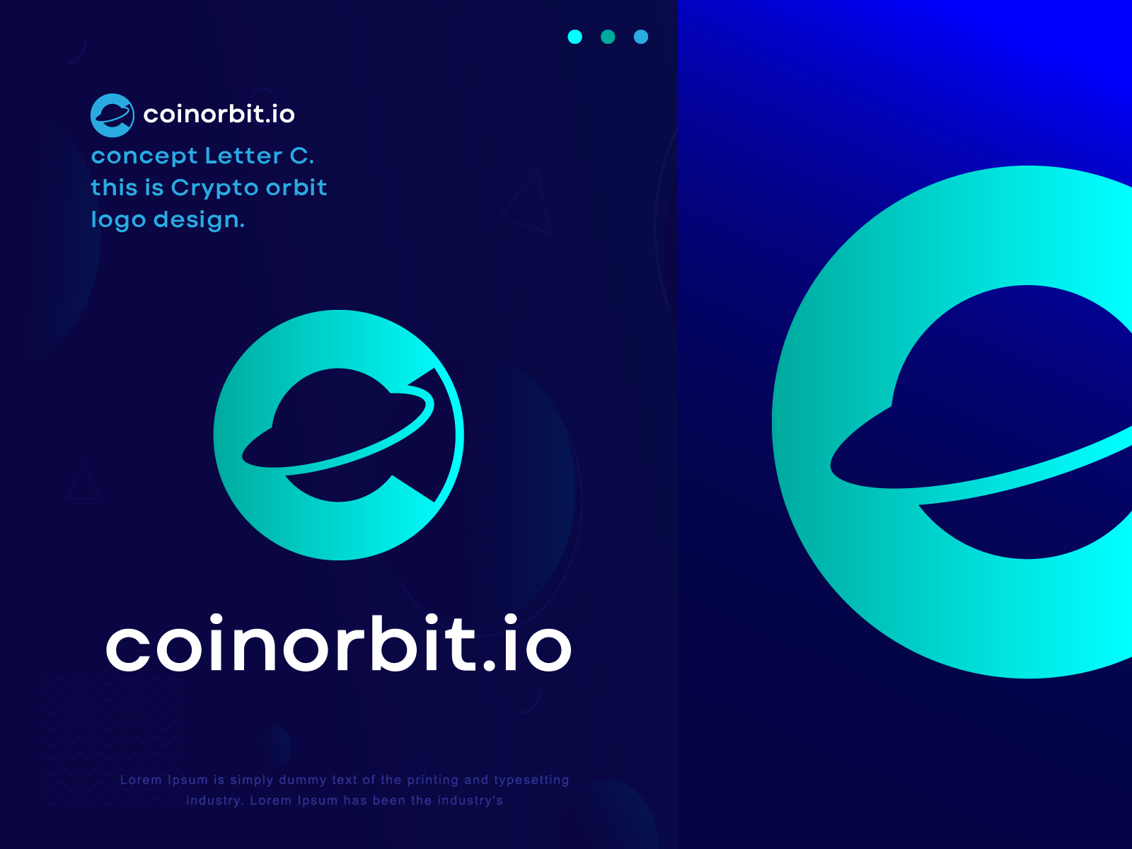 Letter C Crypto Orbit Logo by Javed Umar on Dribbble