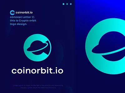Letter C Crypto Orbit Logo app logo block chain logo branding c design c logo coin logo colorful logo combination logo crypto c crypto logo crypto orbit logo crypto tech cryptocurrency cryptocurrency logo letter c space logo text c