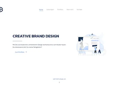 main website | freelancer in germany branddesign branding corporatedesign digital homepage ui webdesign website
