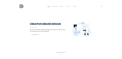 main website | freelancer in germany branddesign branding corporatedesign digital homepage ui webdesign website