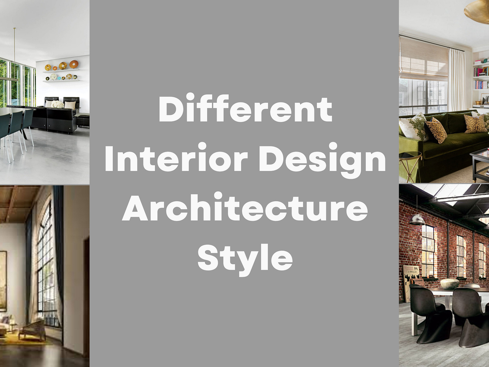 Different Styles of Architecture and Their Impact on Interior De by ...