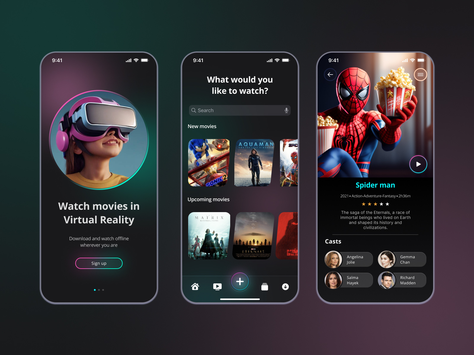 Virtual Movie App by Maruf Ahmed Radit on Dribbble