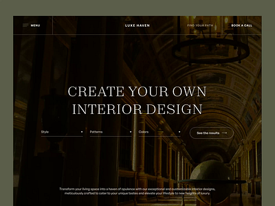 Interior design website animation apartment furniture graphic design home house interior real estate room ui ux web web design webdesign website