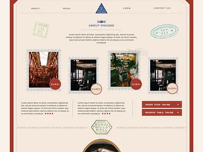Indian Restaurant Web UI 2 figma indian restaurant ui uidesign uiux