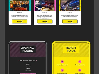 Fancy Restaurant Web UI 5 design fancy figma restaurant ui uidesign uiux