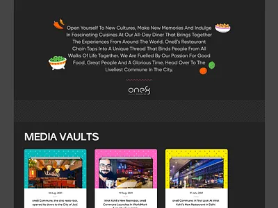 Fancy Restaurant Web UI 4 design figma indian restaurant ui uidesign uiux