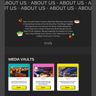 Fancy Restaurant Web UI 4 design figma indian restaurant ui uidesign uiux