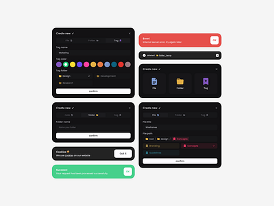 Devnotes — Popovers UI Components ui ui kit ux uxui web design