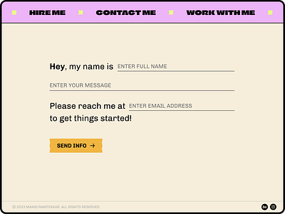 DAILY UI 028 CONTACT US 028 card contact contact us daily ui dailyui design form ui