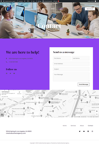 BUSINESS AGENCY WEBSITE CONTACT US PAGE business agency business for travel agency design what is agency in business who is an agent in business