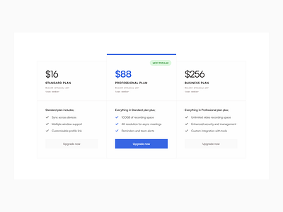 Pricing Plans Design. minimal minimalistic plans price pricing pricing cards pricing options pricing page pricing plans pricing plans design product design saas ui ui design ui ux design ux