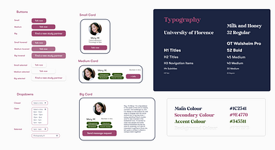 Web Assets - University Prototype app design graphic design illustration typography ui ux web design
