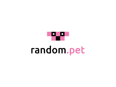 random.pet design game logo minimalist modern technology