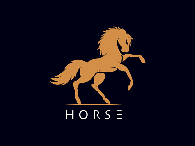 Horse Logo 3d agency animal app branding company design finance graphic design horse logo for sale horses illustration logo professional race strong typography ui ux vector