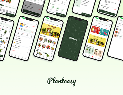 Planteasy case study ui uiux ux design