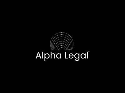 alpha legal branding design graphic design illustrator logo logo design typography