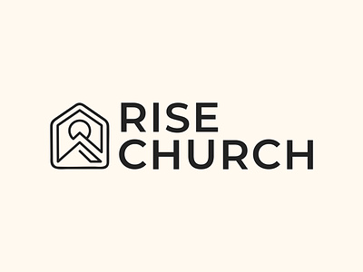 Rise Church Logo brand branding chatanooga church brand church logo color design graphic design illustrator logo logo design marketing minimal logo minimalistic outdoor logo rebrand rise tennessee typography ui