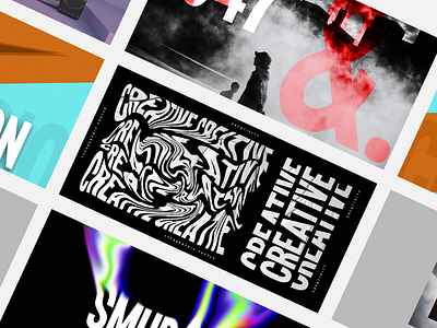 Typographic Thumbnails advertisement banner design graphic design graphics poster designs posters thumbnails typographic posters typographic thumbnails typography visuals