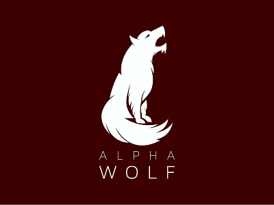 Wolf Logo alpha wolf logo animal branding classic clean hound logo modern powerpoint product professional symbol typography ui ux vector wolf logo for sale wolves