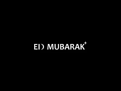 EID MUBARAK clean creative design eid eidday eidmumarak graphic design happiness illustrator minimalist photoshop professional simple unique