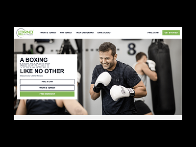 12RND Fitness design website