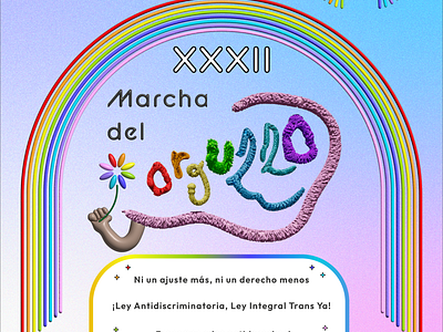 Marcha del Orgullo LGBTIQ+ 2023 Argentina drawing graphics illus illustration lgbt poster pride pride parade