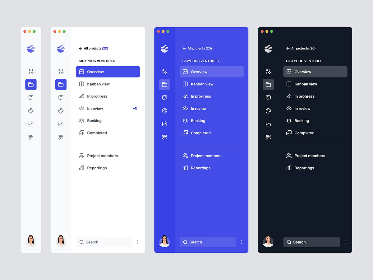 Browse thousands of Side Bar Menu images for design inspiration | Dribbble