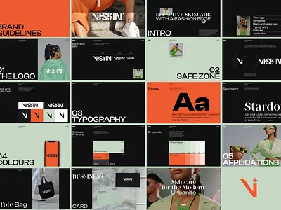 Vitskin - Brand Identity & Website brand identity branding graphic design portfolio typography ui web design webs website