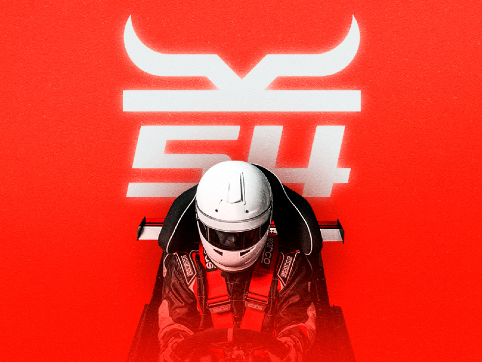 K54 brand branding bull graphic design identity karting logo logotype racing speed айдентика бренд бык гонки графический дизайн картинг лого логотип скорость фирменный стиль