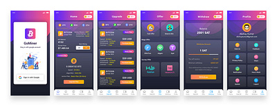 Crypto Currency UI app uiux design graphic design ui ux