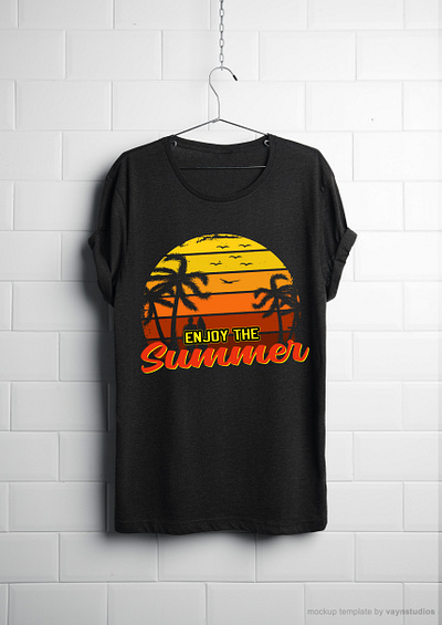 Summer t-shirt design beach beach t shirt design clothing cus design graphic design hot hot summer hot summer t shirt illustration summer summer t shirt design t shirt design tshirt vector