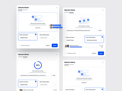 File upload modal — Untitled UI drag and drop drag and drop figma file upload minimal modal pop over pop up popup product design ui design upload user interface user interface design