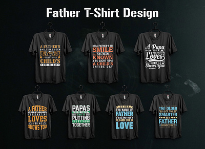 Father T-Shirt Design adobe illustrator custom tshirt design designer father t shirt design graphic design t shirt t shirt bundle design t shirt design vector